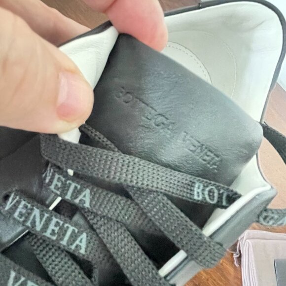 Bottega Veneta 608761 Men's Speedster Black Leather Sneakers, many sizes - Picture 11 of 12